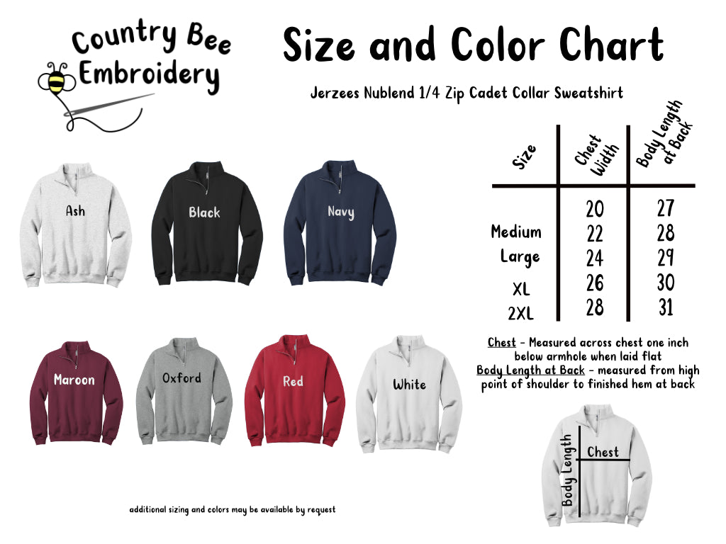 Big Back Quarter Zip Belle Plane Tigers Attack Sweatshirt