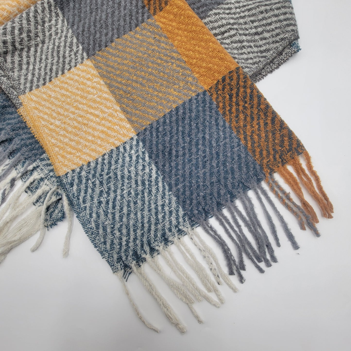 Checkered Blanket Scarf