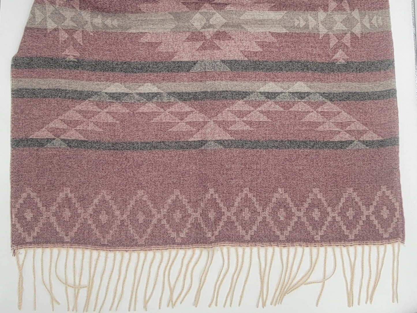 Aztec Purple Blanket Scarf