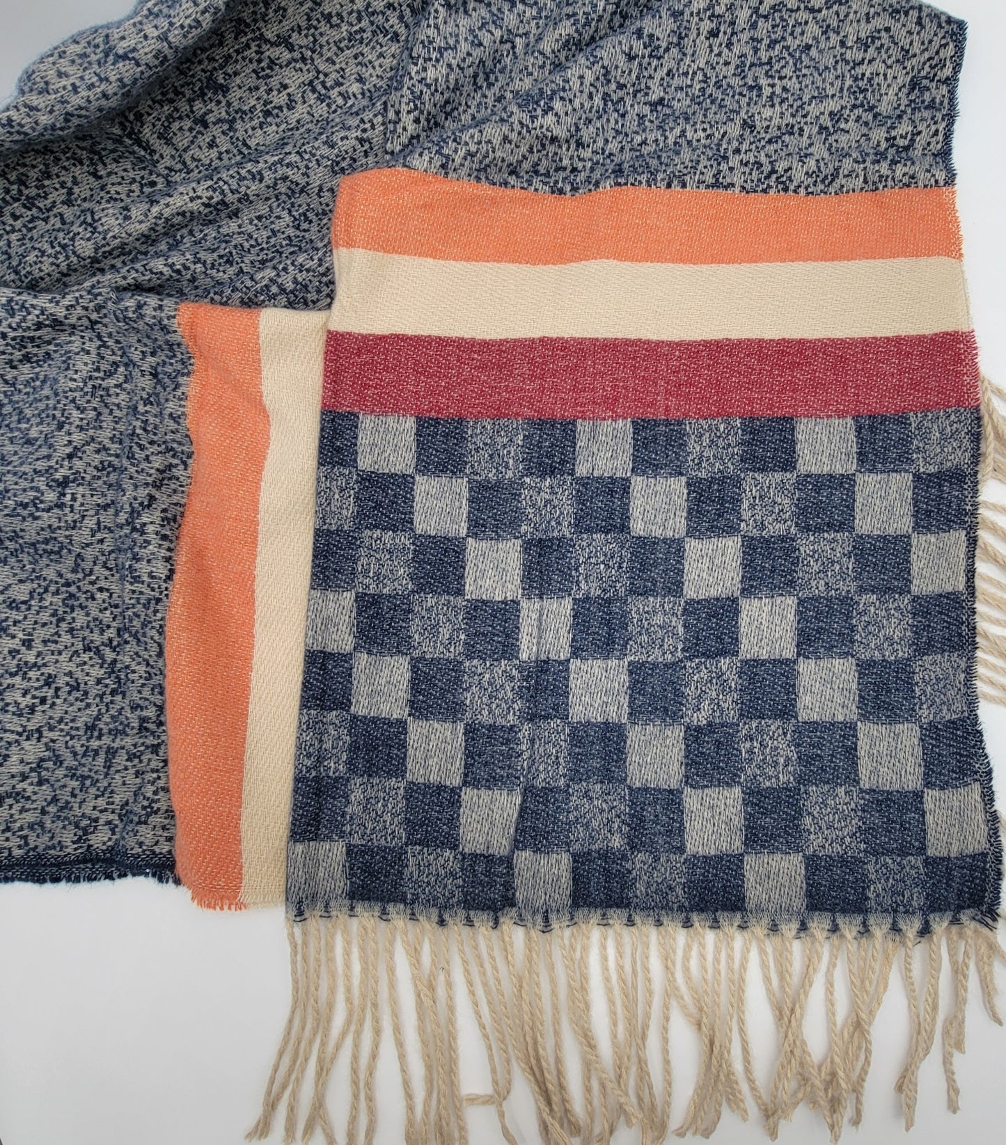 Checkered Blanket Scarf