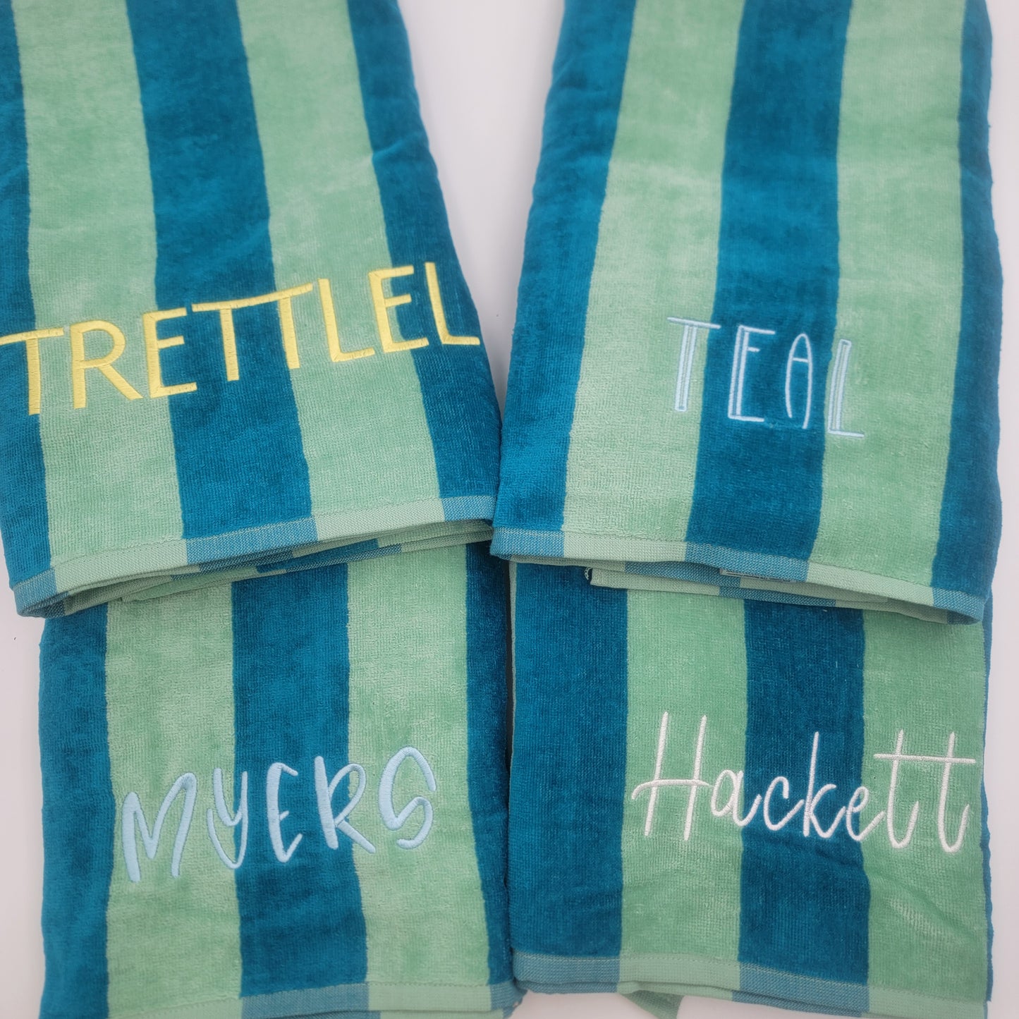 Embroidered Beach Towel