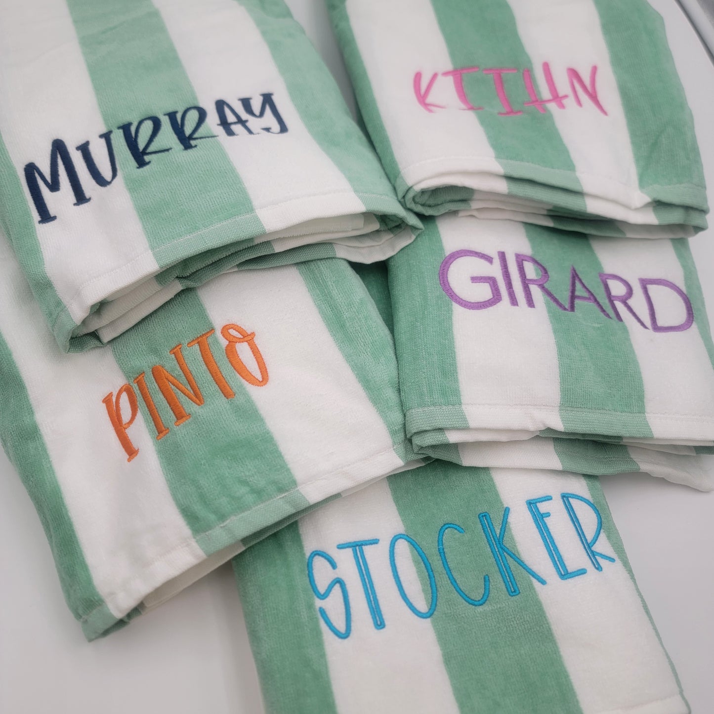 Embroidered Beach Towel
