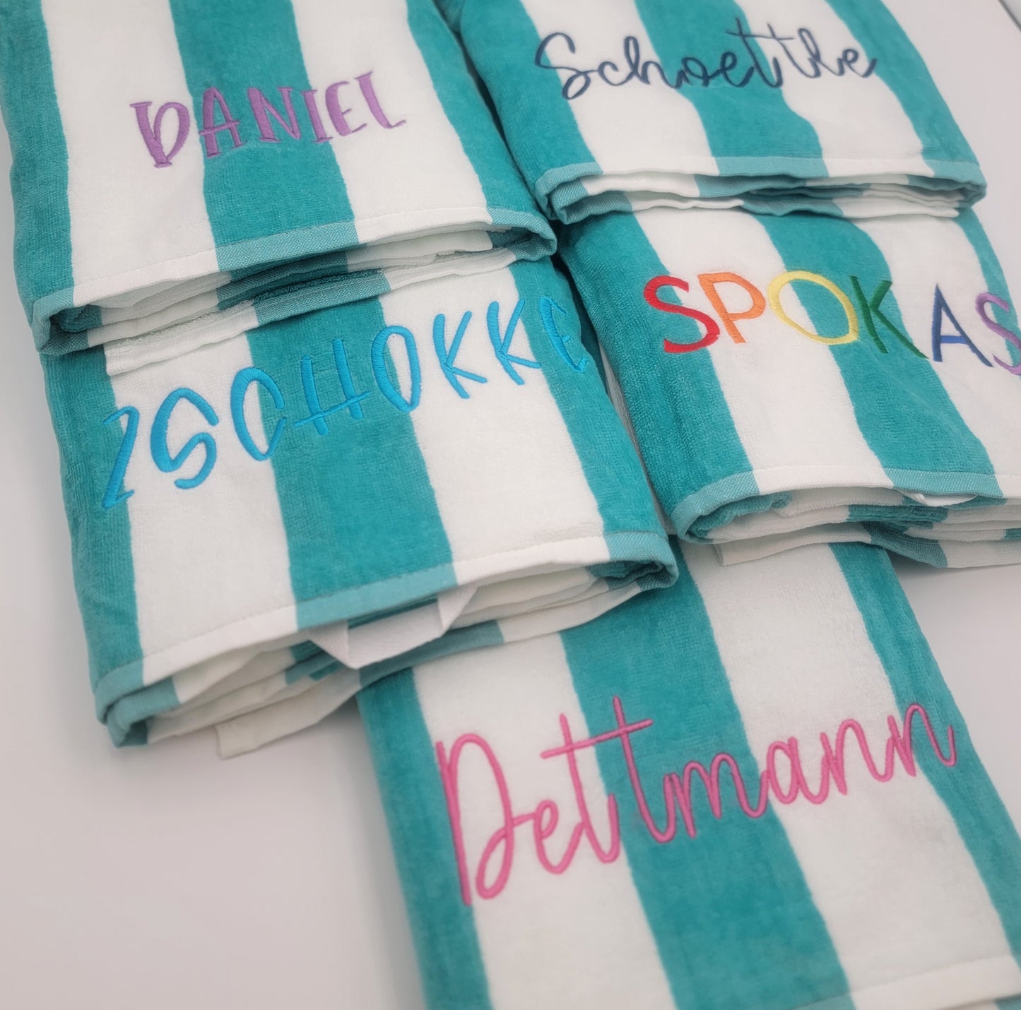 Embroidered Beach Towel