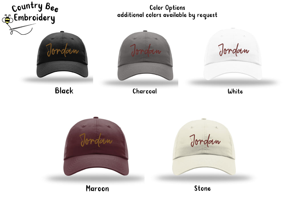 Jordan Script Cap Jordan Script Puff Cap – The Country Bee