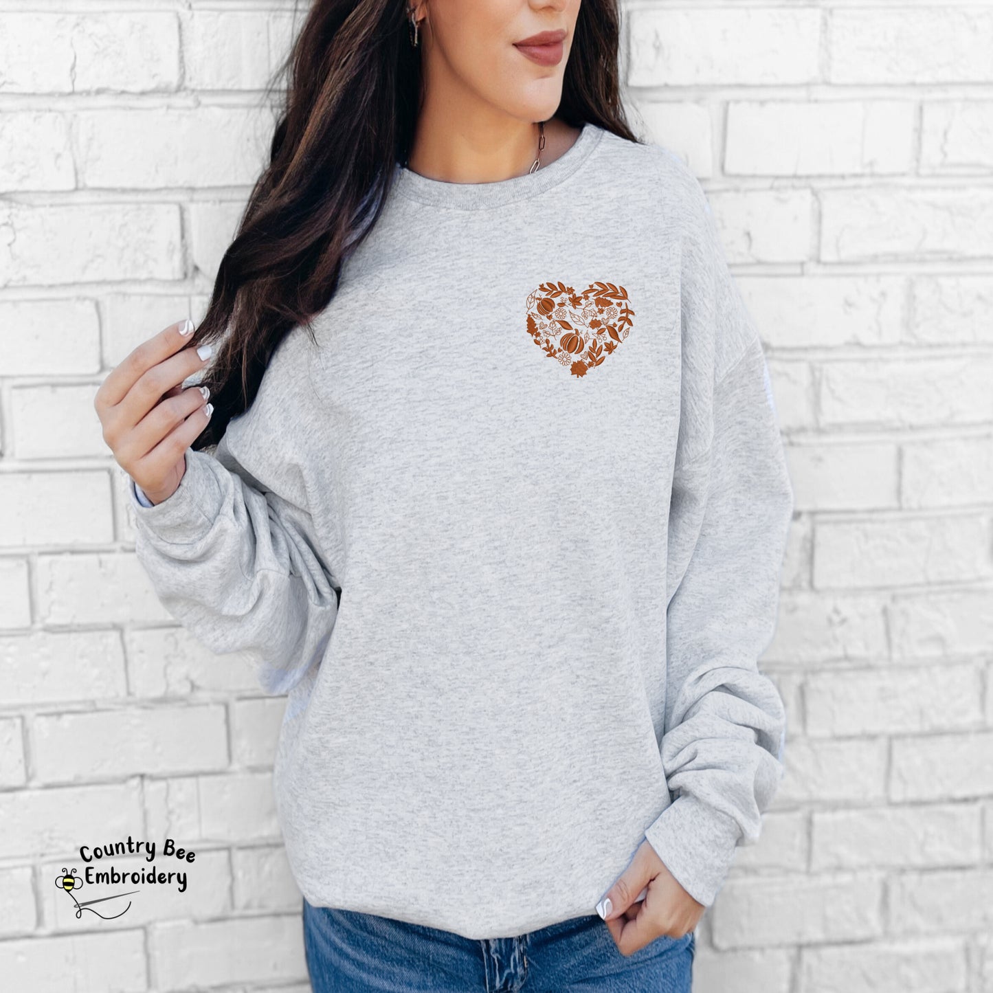 Pumpkin Heart Sweatshirt
