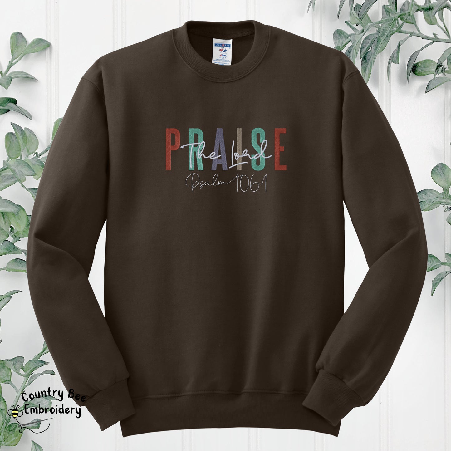 Praise the Lord Embroidered Crewneck