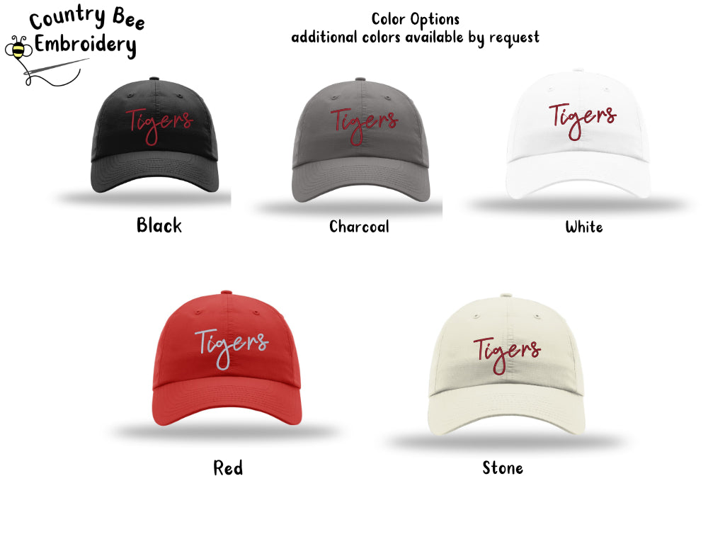 Tigers Script Puff Cap