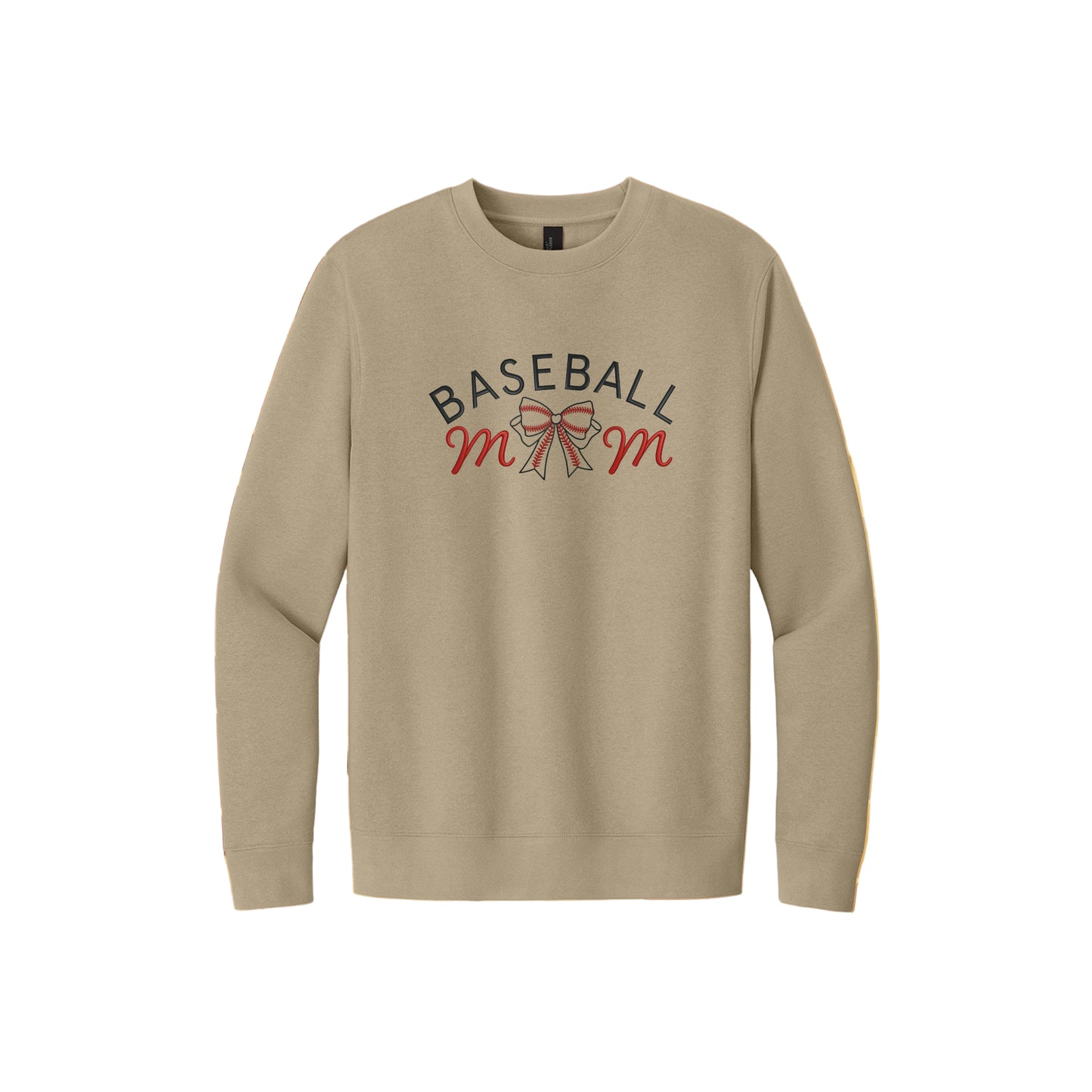 Baseball Mom Sweatshirt, Bow Baseball Sweatshirt, Cute Mom Baseball Sweatshirt