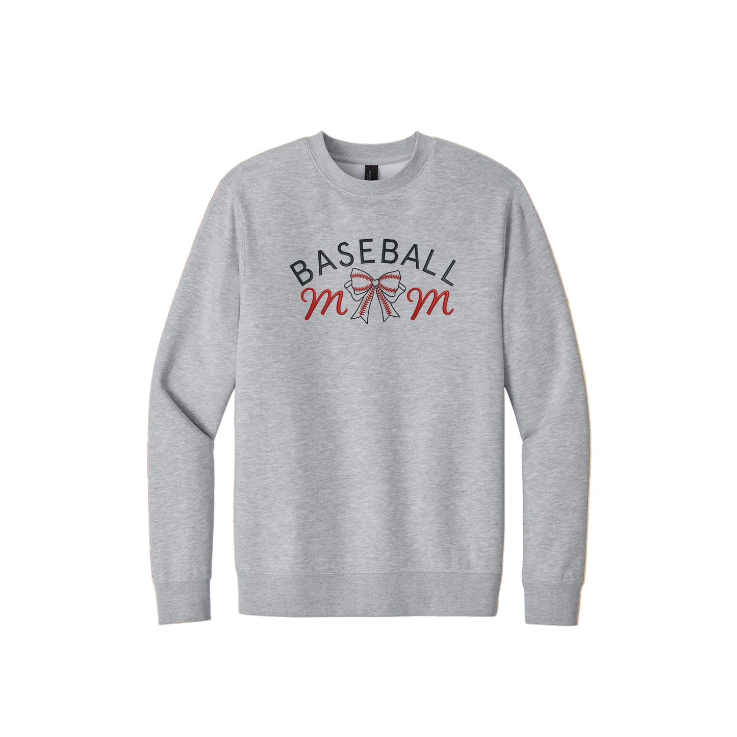 Baseball Mom Sweatshirt, Bow Baseball Sweatshirt, Cute Mom Baseball Sweatshirt
