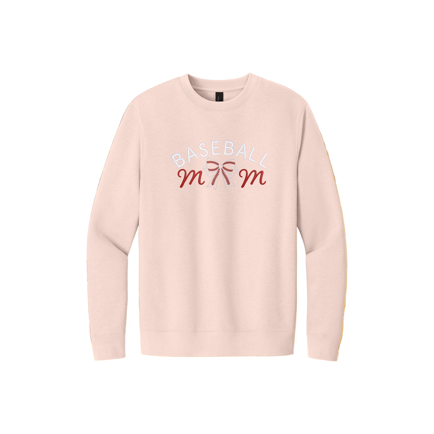 Baseball Mom Sweatshirt, Bow Baseball Sweatshirt, Cute Mom Baseball Sweatshirt