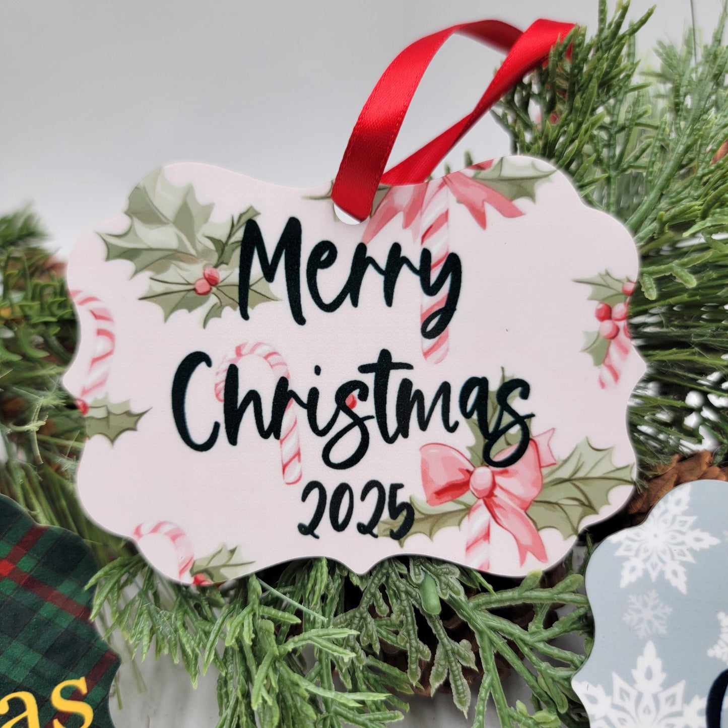 Custom Photo Ornament, Double Sided Christmas Ornament