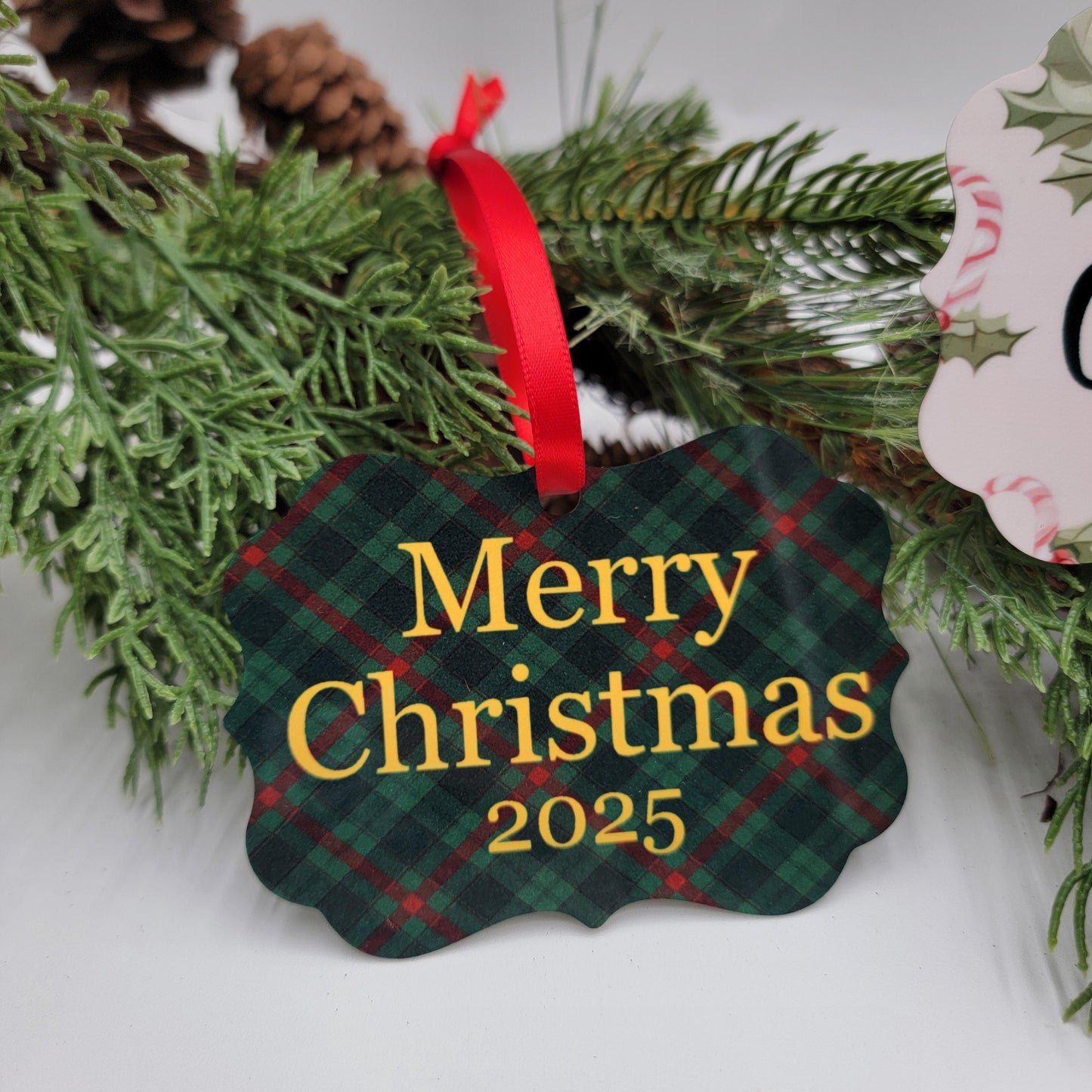 Custom Photo Ornament, Double Sided Christmas Ornament