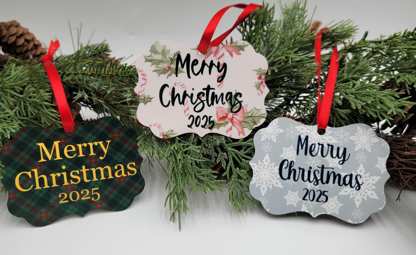 Custom Photo Ornament, Double Sided Christmas Ornament