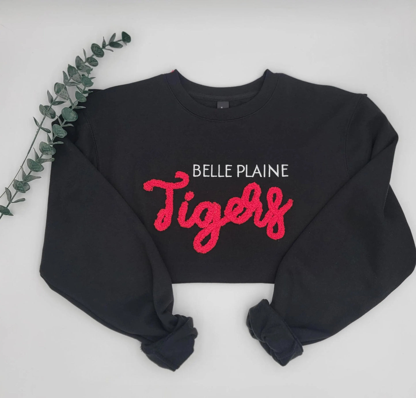 School Spirit Chenille Yarn Crewneck Sweatshirt