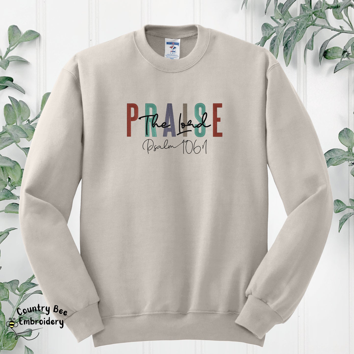 Praise the Lord Embroidered Crewneck