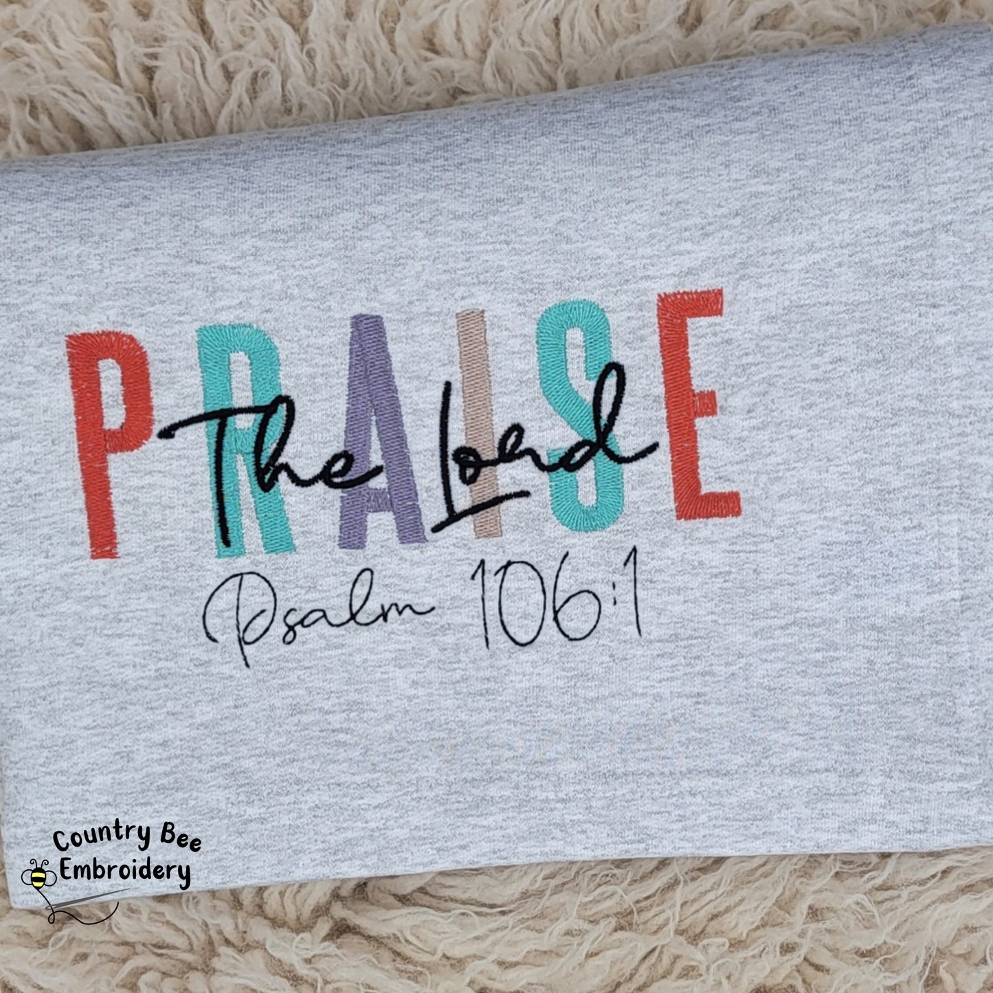 Praise the Lord Embroidered Crewneck