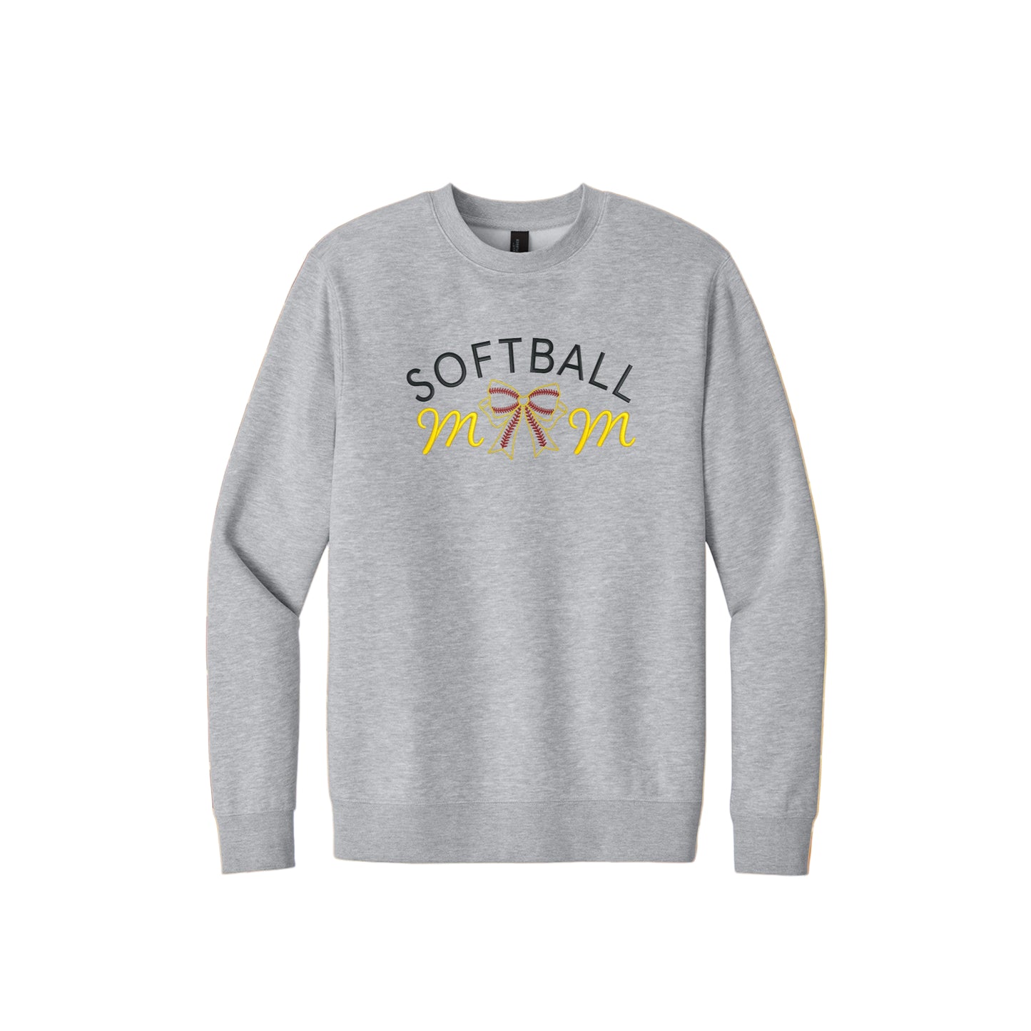 Softball Mom Sweatshirt, Bow Softball Sweatshirt, Cute Softball Mom Sweatshirt