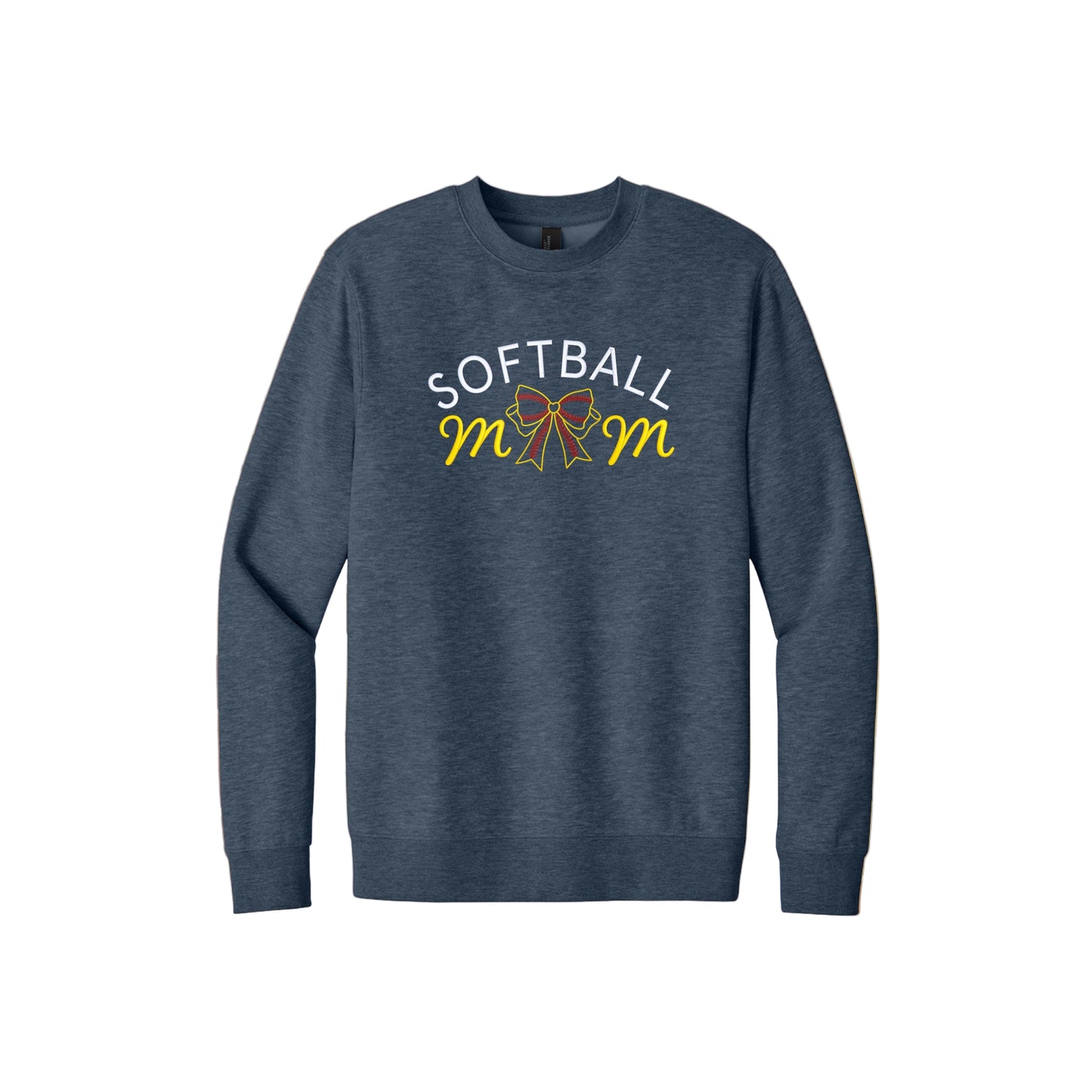 Softball Mom Sweatshirt, Bow Softball Sweatshirt, Cute Softball Mom Sweatshirt